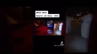 HAJJ 2021 \\ Bus From Riyadh To Makkah | 6th Dhul Hijjah | 16 JULY 2021 #SHORTS Part 1