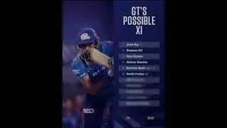GT IPL 2022 playing 11 | Gujarat Titans 2022 playing 11
