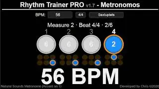 30-90 BPM Sextuplets_Increase Every 3 Measures (Accent on 1)