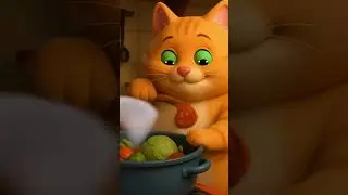 From Farm to Feast: A Cat&rsquo;s Wholesome Day. #shorts #shortsfeed #short