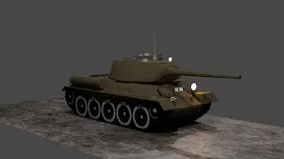 Видео  Танк  Т-34-85