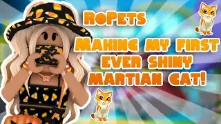 MAKING MY *FIRST* EVER *SHINY* ✨ MARTIAN CAT 🧡 IN ROPETS! | Roblox RoPets 🐾