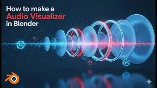 How to Create an Audio Visualizer in Blender | Geometry Nodes Tutorial For Beginners