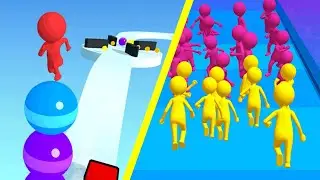 🟢 🟡 Stack Rider Vs Join Clash 3d - All Levels Gameplay Android iOS - 30A7M