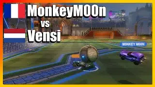 MonkeyM00n vs Vensi | France vs Netherlands | Ranked Rocket League 1v1 Gameplay