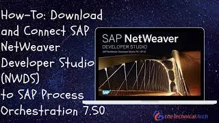 Загрузите и подключите SAP NWDS к SAP Process Orchestration 7.50