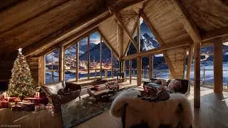 Wonderful Winter-Loft like Ischgl ☃️ Fireplace ASMR I NO ADS