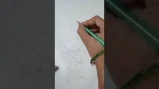 draw Hanuman ji cute cartoon drawing#artdarwing #learnandfun#creativityideas