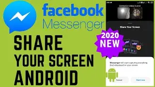 FaceBook Messenger Screen sharing on Video Call on Android and iOS 🔥🔥🔥 2022: How to Use