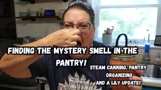 Finding the Mystery Smell in Our Pantry!| Steam Canning| Pantry Organizing|Lily Update!
