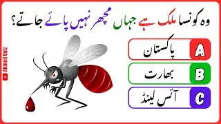 Urdu General Knowledge Quiz | GK MCQs | Mind Blowing Facts | Urdu GK Quiz