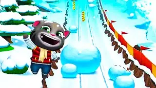 Talking Tom Gold Run - Tom's Snow Ride | Samsung Galaxy S5 HDMI Out Test
