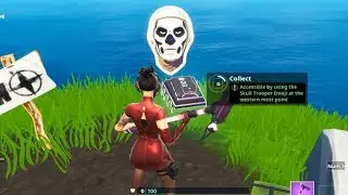 FORTNITE FORTBYTE #03 LOCATION - ACCESSIBLE BY USING THE SKULL
