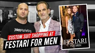 Custom Suit Shopping at Festari For Men For Bulls & Blackjack Event