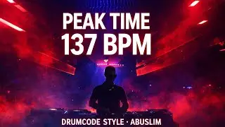 Peak Time Techno Mix 137 BPM / Drumcode Style | Live VJ Set | ABUSLIM
