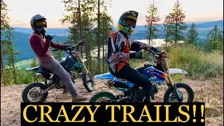 Crazy Pit Bike Trails with the Boys! | Pit Bike Adventures