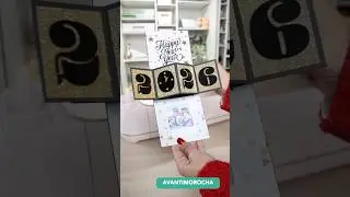Cricut - Открытка-трансформер на Новый год