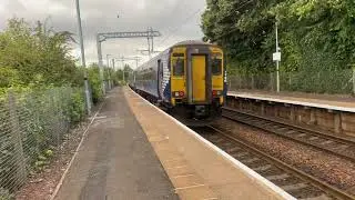 class 156 leaving nitshill for kilmarnock