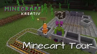 Minecraft Minecart Tour 🚉 Alle lieben Minecart fahren! 😉 *Minecraft CreativShow*