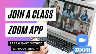 How to Join a Class in Zoom App | How to Join Zoom Class without Login | Online Classes in Zoom