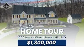 $1,300,000 Luxury Custom Build Home Tour | 1606 Henry Way (Forest Hill, MD)