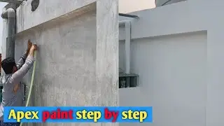 how to old wall apex paint apply step by step | apex paint on wall