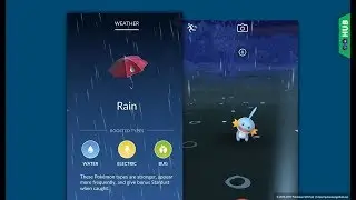 Pok&eacute;mon GO Rainy Weather Video