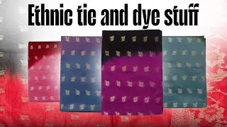 Ethnic Tie & Dye banarasi Collection | Premium Fancy Stuff | Latest Dress Material 2025