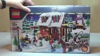 LEGO Winter Village Bakery set 10216 Unboxing