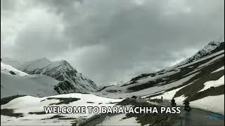 High Mountain Pass Baralacha la pass    #baralachala #baralachalapass