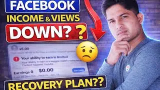 Facebook Income & Views Drop &ndash; Recovery Plan for Next 14&ndash;30 Days (2026)