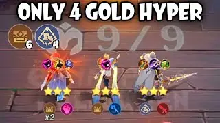 HYPER 4 GOLD HEROES !! QUARTERMASTER X NORTHERN ADVENTURER !! MAGIC CHESS MOBILE LEGENDS 2025