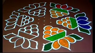 11*6 beautiful dot rangoli 🌹 sankranthi festival rangoli 🌹 sankranthi kolam🌹 traditional rangoli 🌹