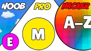 A-Z Run - NOOB vs PRO vs HACKER