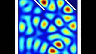 Modeling of electric field in a microwave cavity with blade stirrers