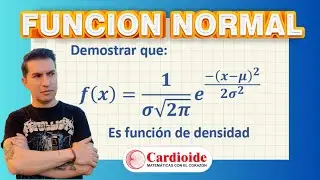 Es FUNCION de DENSIDAD? | Funcion NORMAL o GAUSSIANA