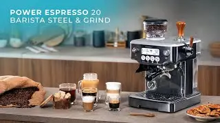 Máquinas de café Barista - Power Espresso 20 Barista Steel & Grind