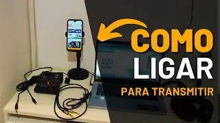 Ligando EQUIPAMENTOS e iniciando uma TRANSMISSÃO de web rádio