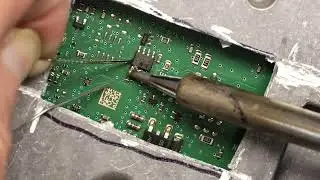 How To Replace an 8-Pin Surface Mount IC Chip on a BMW DME MSV90 Continental Computer Module.