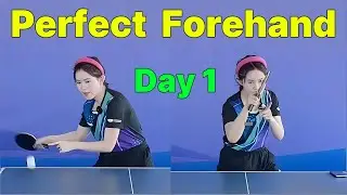 Настольный теннис День 1: Идеальный форхенд справа для начинающих