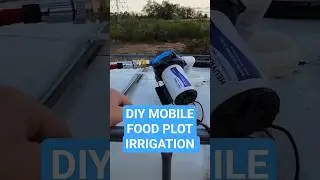 DIY Food Plot IRRIGATION, EASY! #foodplot #irrigation #killplot #farming #deer #deerhunting #shorts