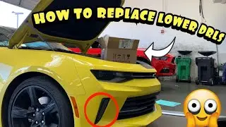 HOW TO REPLACE 2016-2018 CAMARO LOWER FOGLIGHTS
