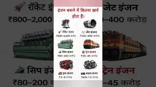इंजन बनाने में कितना खर्च होता है? | Engine Manufacturing Cost Explained. #shorts #gk