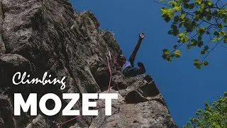 Climbing OUTDOOR for the First Time | Climbing in Mozet (Ardennes, Belgium)