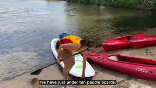 Stand Up Paddle Boards at Lake Joe
