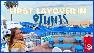 FIRST TIME IN TUNIS, TUNISIA 🇹🇳 | SIDI BOU SAID | FLIGHT ATTENDANT LAYOVER | TRAVELOG
