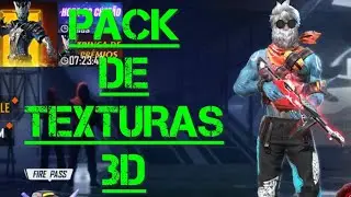 PACK DE TEXTURAS 3D FREE FIRE (DOWNLOAD DIRETO)