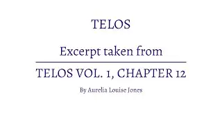 Telos-USA: Excerpts from TELOS Volume 1 - On Love