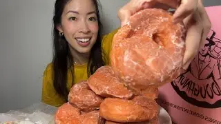 VOODOO DOUGHNUTS🍩🪄MUKBANG | ASMR | Eating Sounds | Soft Whispering