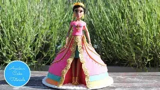jasmine live action doll cake | Disney princess cake